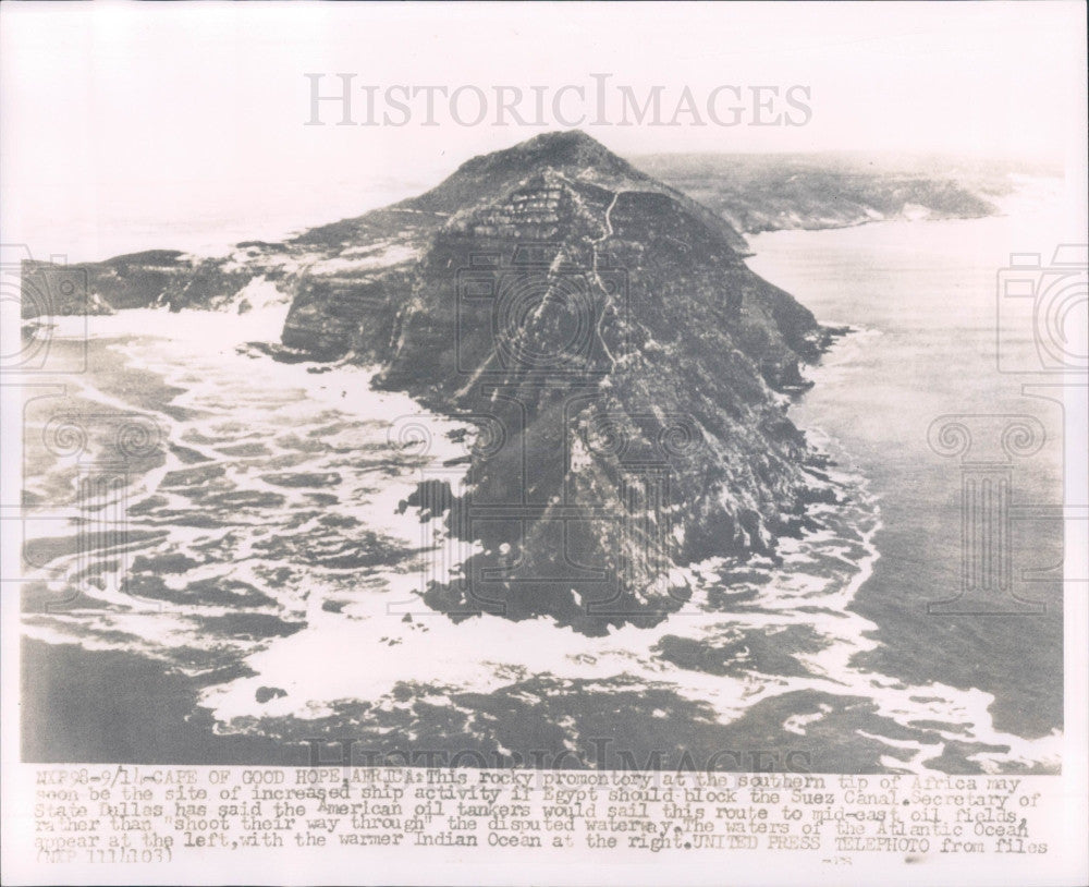 1956 Cape of Good Hope Africa Press Photo - Historic Images