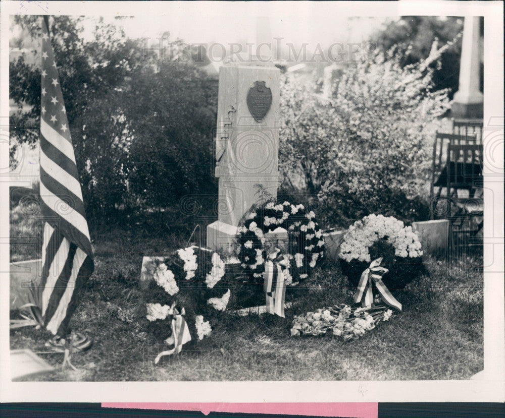 1929 Abigail Parmenter Bennett Monument Press Photo - Historic Images