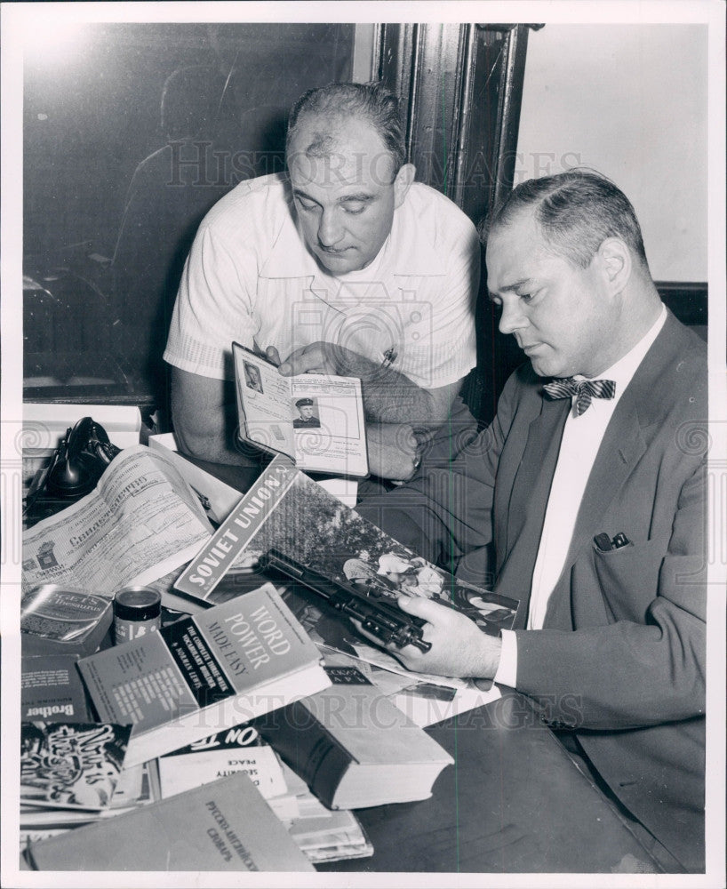 1954 Detroit Police Electric Strike Press Photo - Historic Images