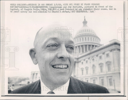 1969 Capitol Hill Joe Bartlett Press Photo - Historic Images