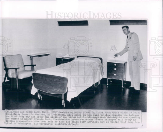 1963 Otis Air Force Hospital Mass Press Photo - Historic Images