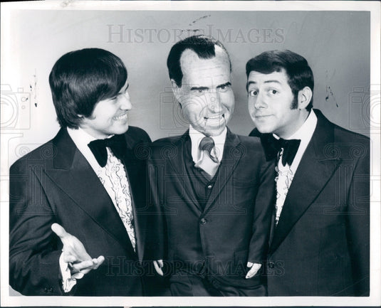 1972 Comedians Jim Teeter Jim McDonald Press Photo - Historic Images