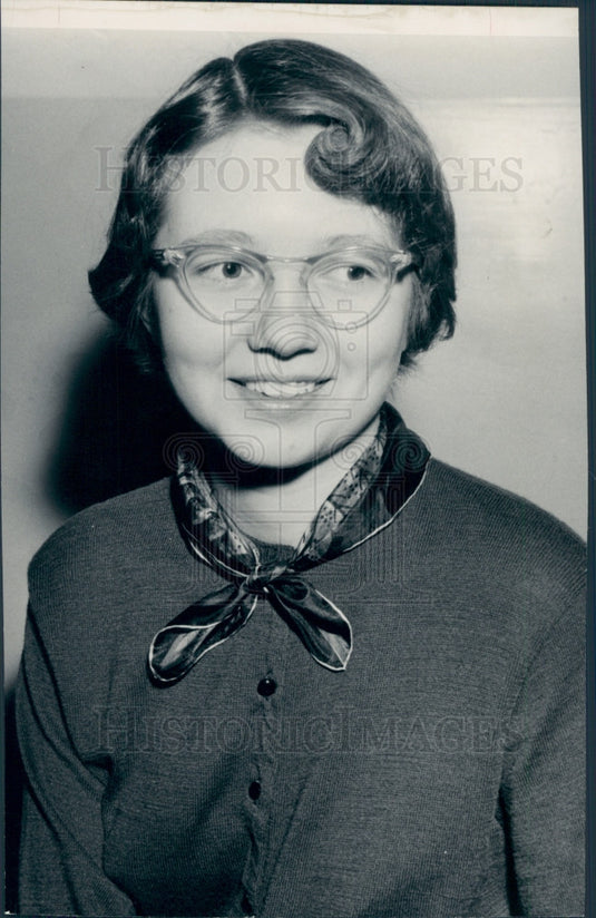 1954 Artist Peggy Smith Press Photo - Historic Images