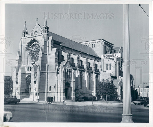 1969 Detroit St. Paul's Cathedral Press Photo - Historic Images