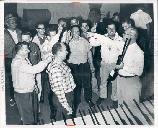 1961 Detroit Police Auction Press Photo - Historic Images