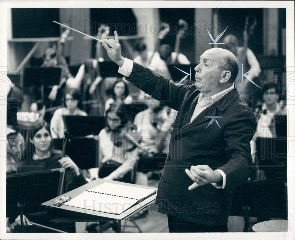 1968 Conductor Nicholas Harsanyi Press Photo - Historic Images