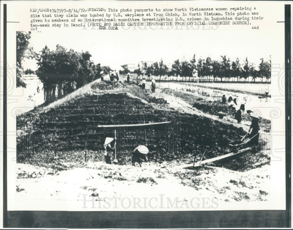 1972 Truc Chinh North Vietnam Press Photo - Historic Images