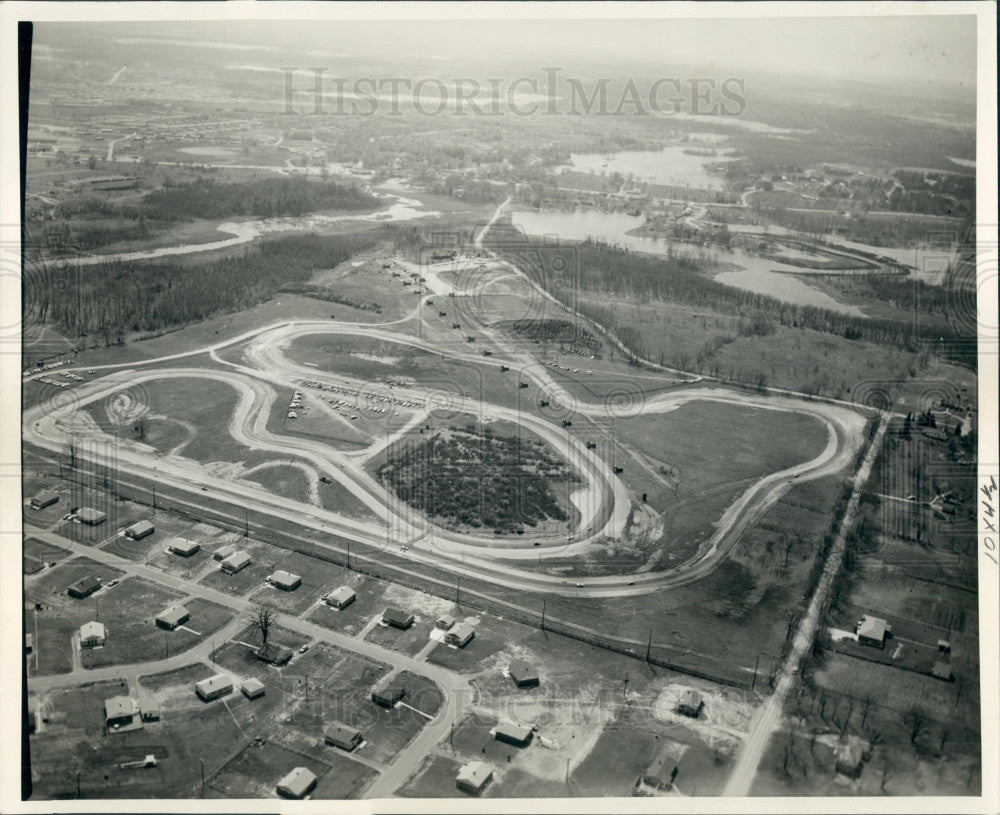 1960 Detroit Sportsmen Road Racing Track Press Photo - Historic Images