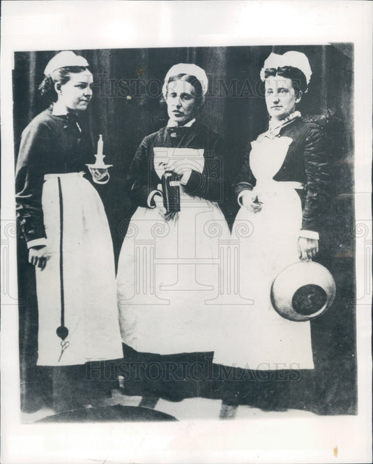 1948 Nurses of the 1800's Press Photo - Historic Images