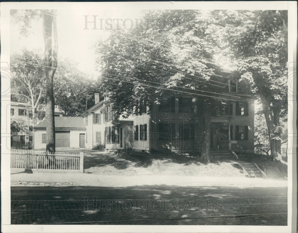 1929 MA Samuel Smith Home America Author Press Photo - Historic Images