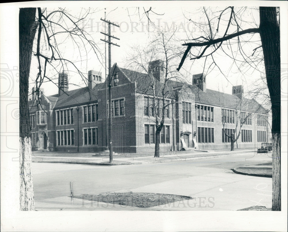 1935 Detroit Ferry School Press Photo - Historic Images