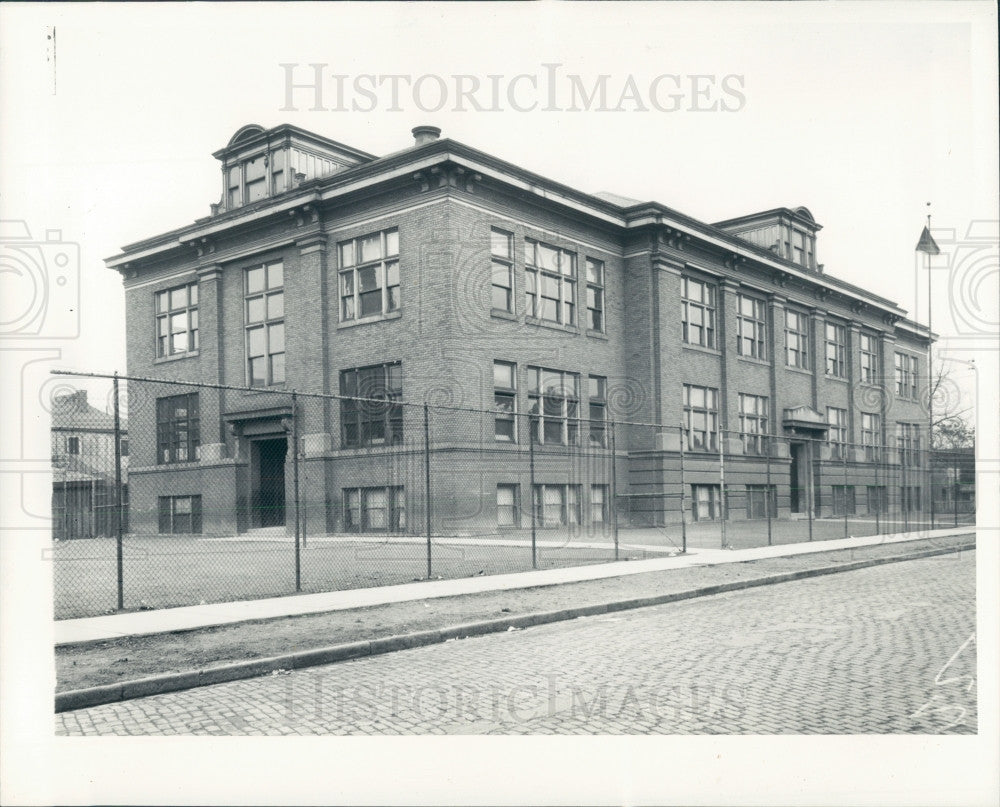 1935 Detroit Capon School Press Photo - Historic Images