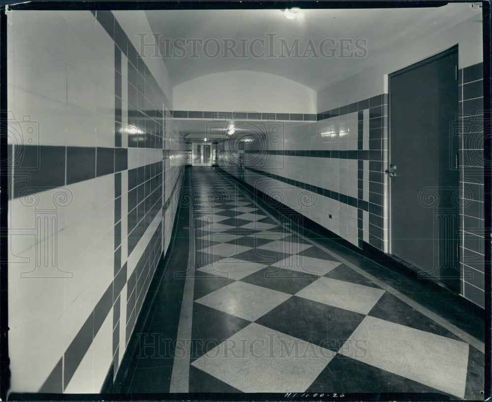 1936 Detroit News Radio Subway Building Press Photo - Historic Images