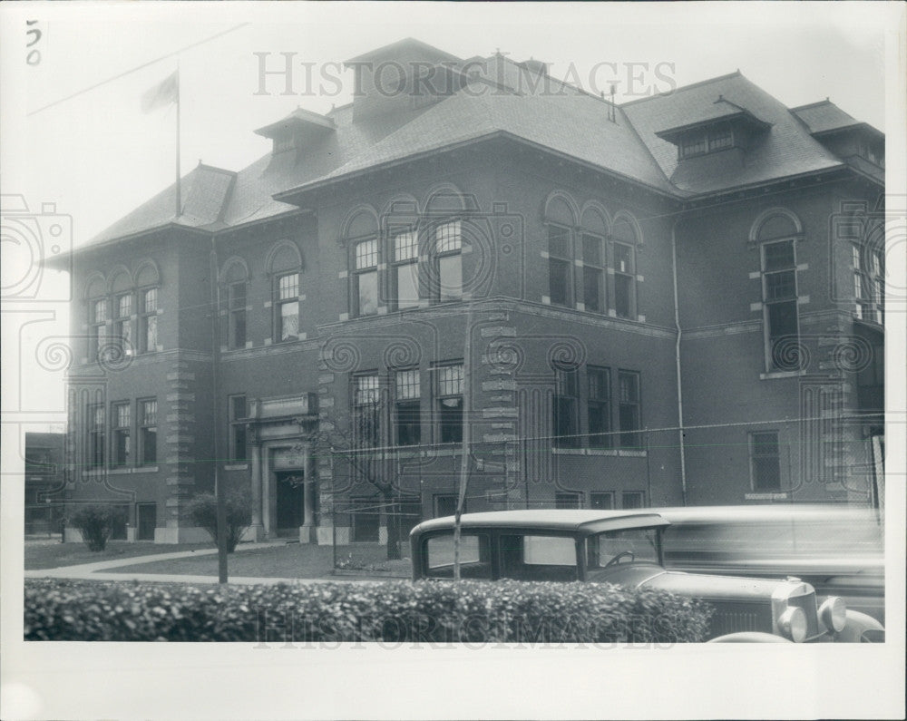 1935 Detroit McKinley School Press Photo - Historic Images