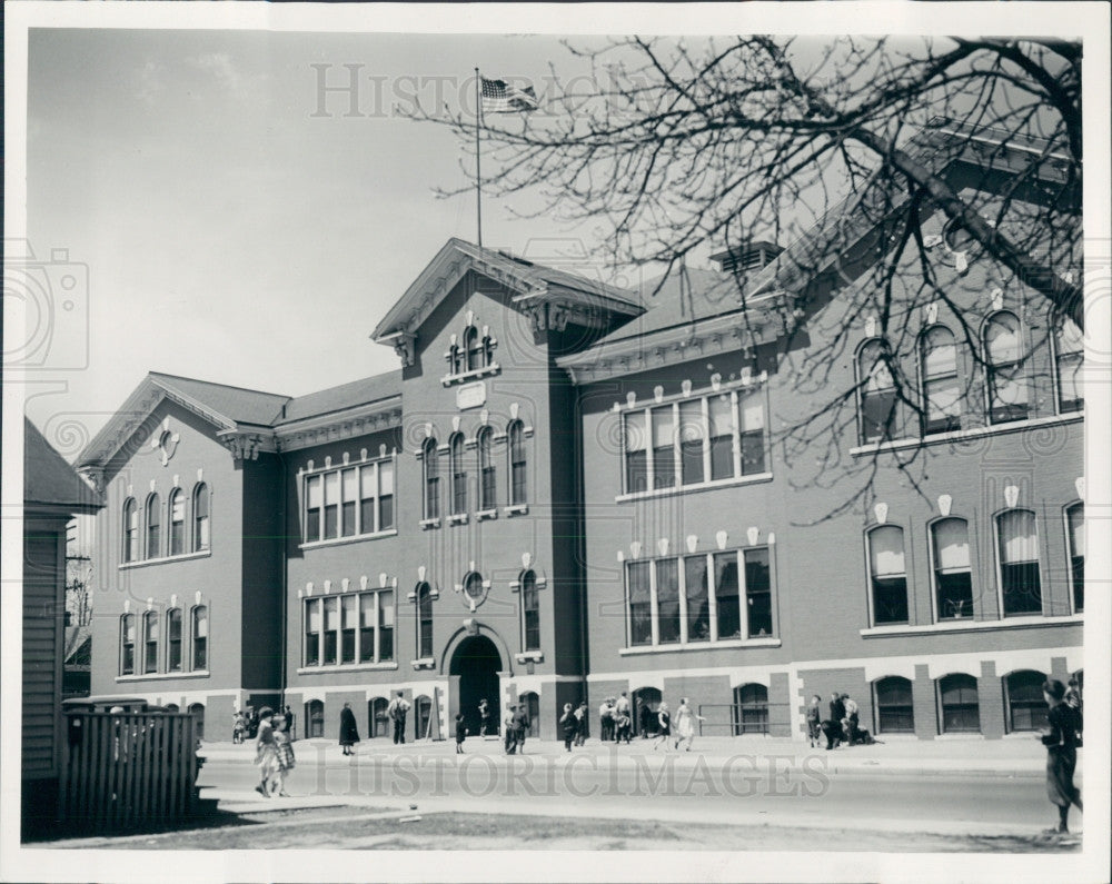 1940 Detroit John Owen School Press Photo - Historic Images