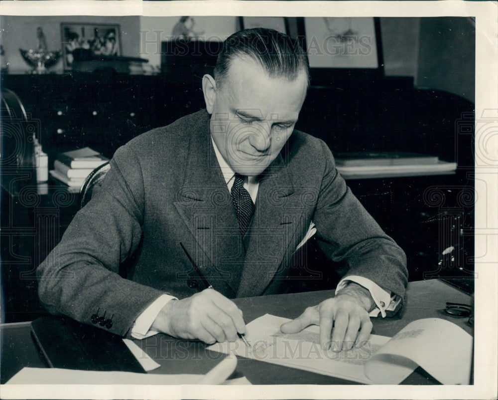 1934 Detroit Mayor John W Smith Press Photo - Historic Images