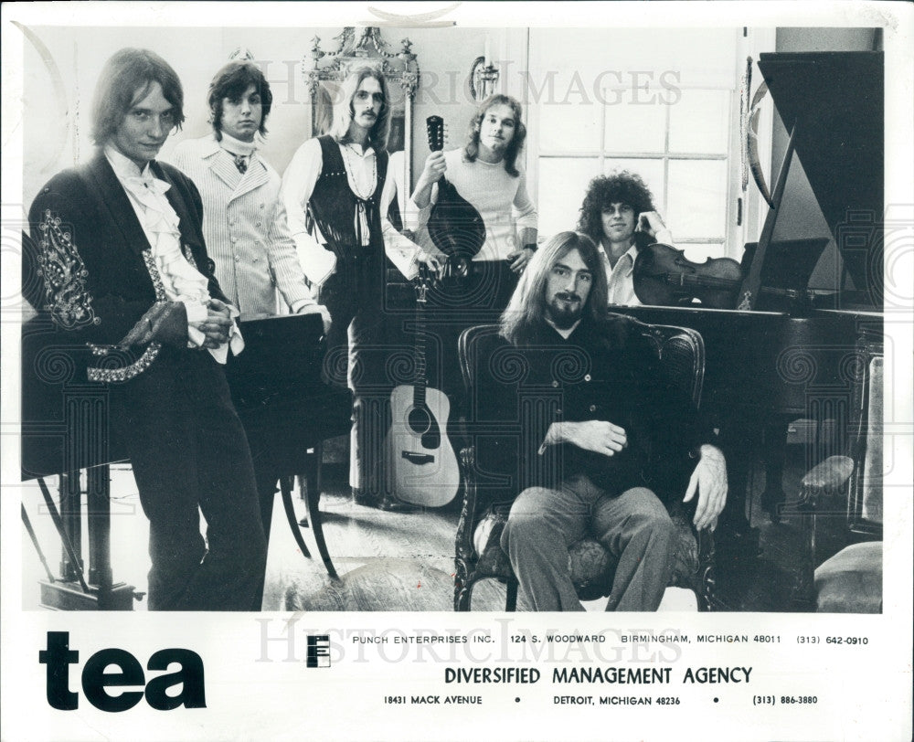 1971 Entertainers Tea Press Photo - Historic Images