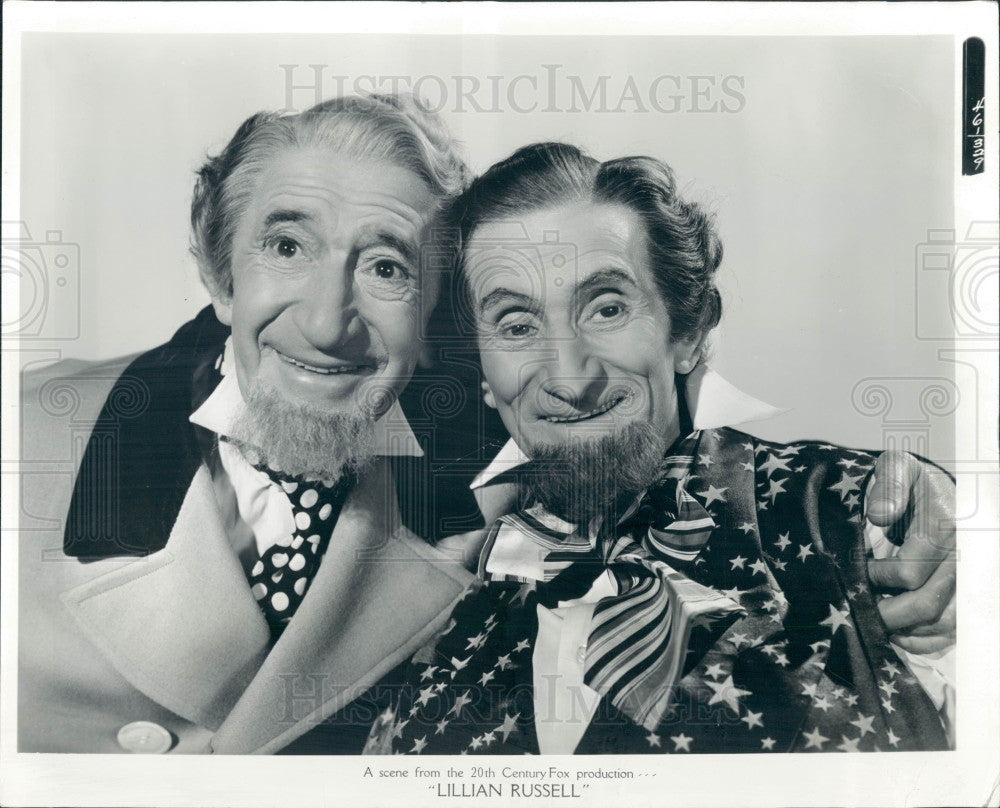 1940 Comedians Weber &amp; Fields Press Photo - Historic Images