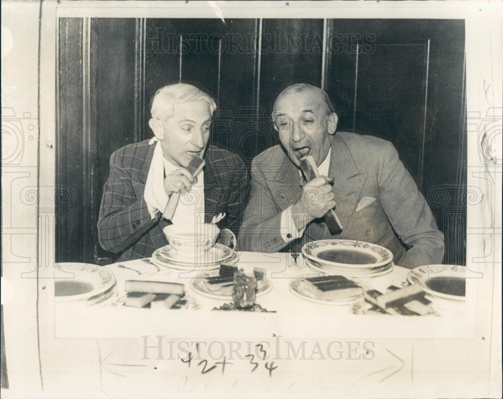 1932 Comedians Weber &amp; Fields Press Photo - Historic Images