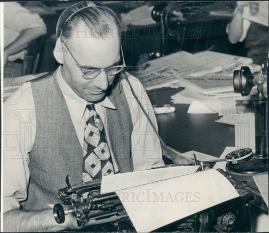 1946 Detroit News Mobile Radio Telephone Press Photo - Historic Images
