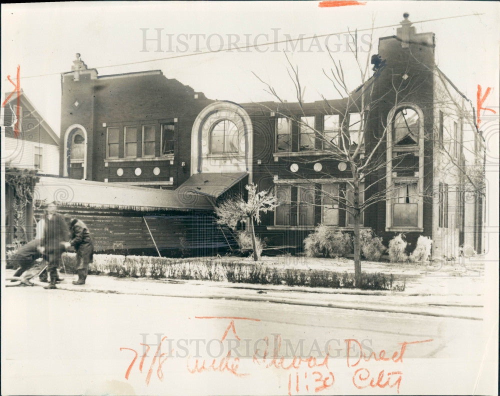 1931 Embassy Club Ruins Press Photo - Historic Images