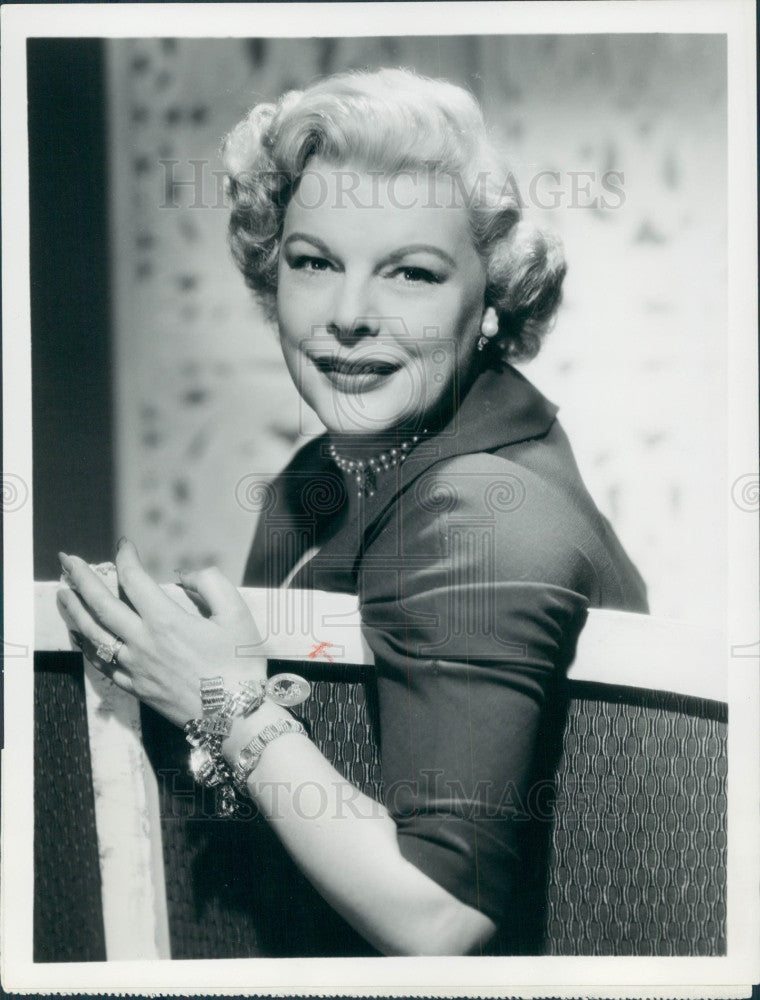 1956 Actress Virginia Graham Press Photo - Historic Images