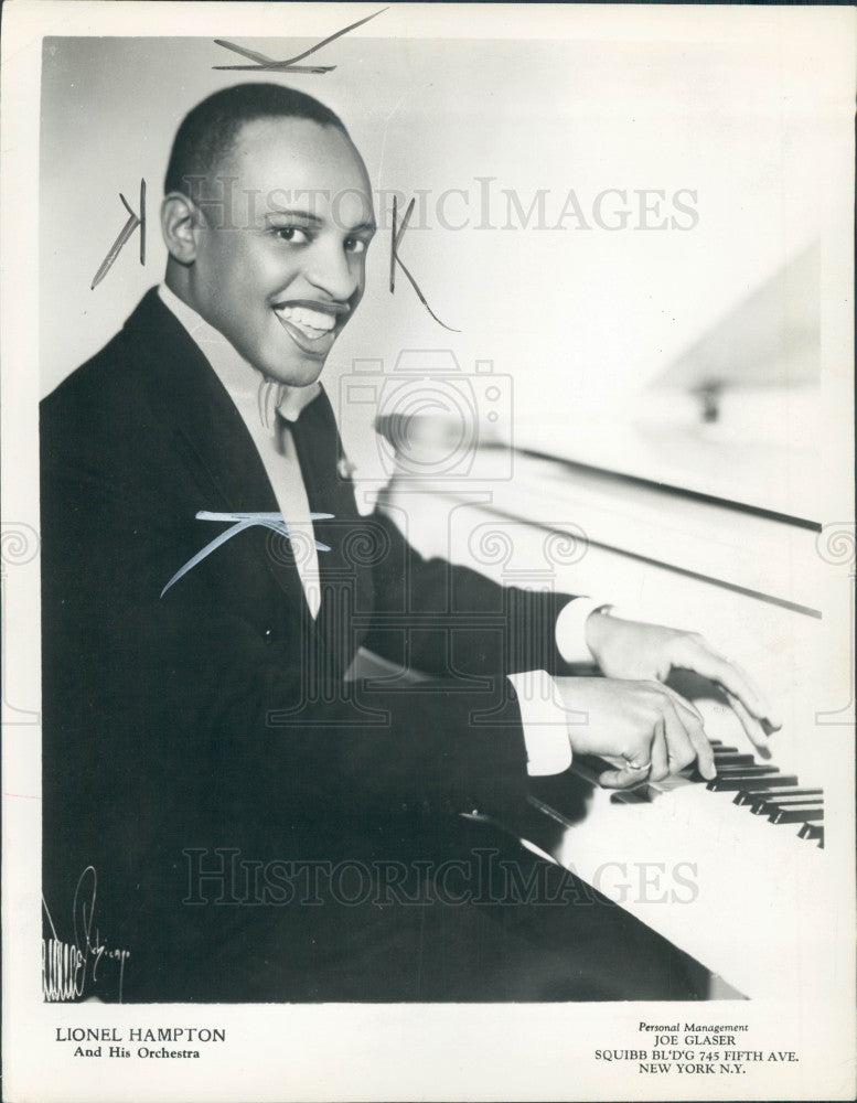 1945 Musician Lionel Hampton Press Photo - Historic Images