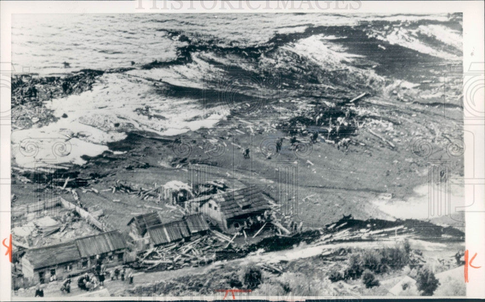 1964 Conaripe Chile Villarrica Volcano Press Photo - Historic Images