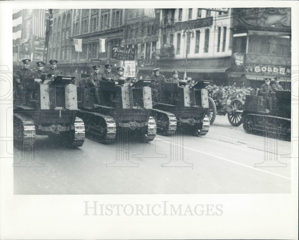 1935 Detroit MI Armistice Day Parade Press Photo - Historic Images