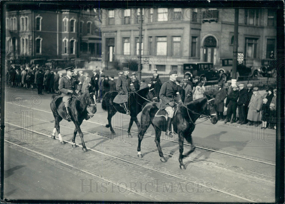 1926 Detroit MI Armestice Day Parade Press Photo - Historic Images