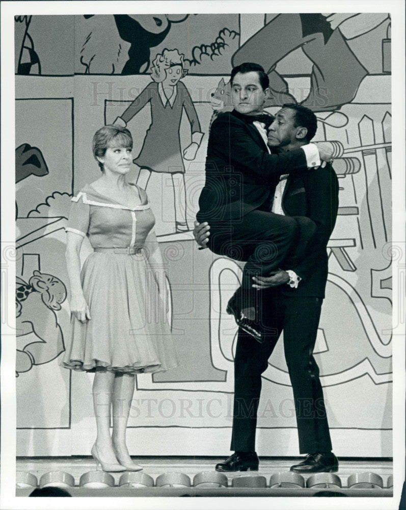 1965 Actors Martha Raye/Bill Cosby/Danny Thomas Photo - Historic Images