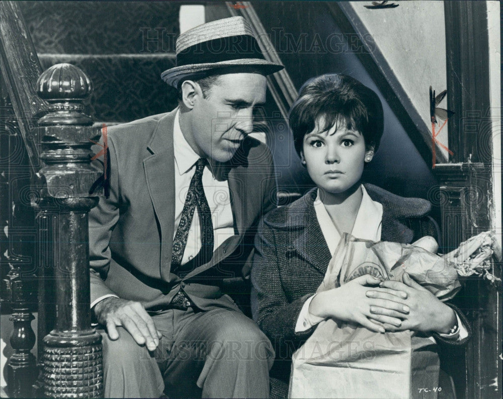 1966 Actors Jason Robards Jr/Barbara Harris Press Photo - Historic Images