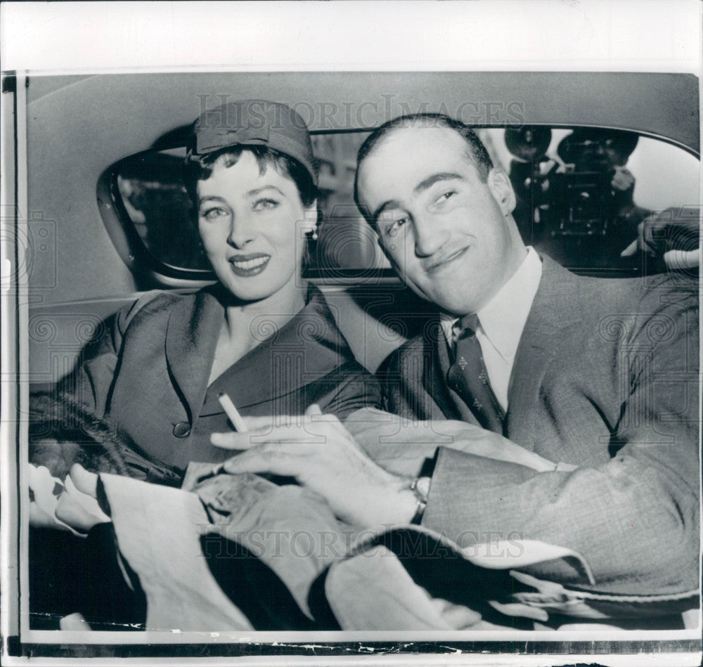 1956 Actress Rita Gam Press Photo - Historic Images