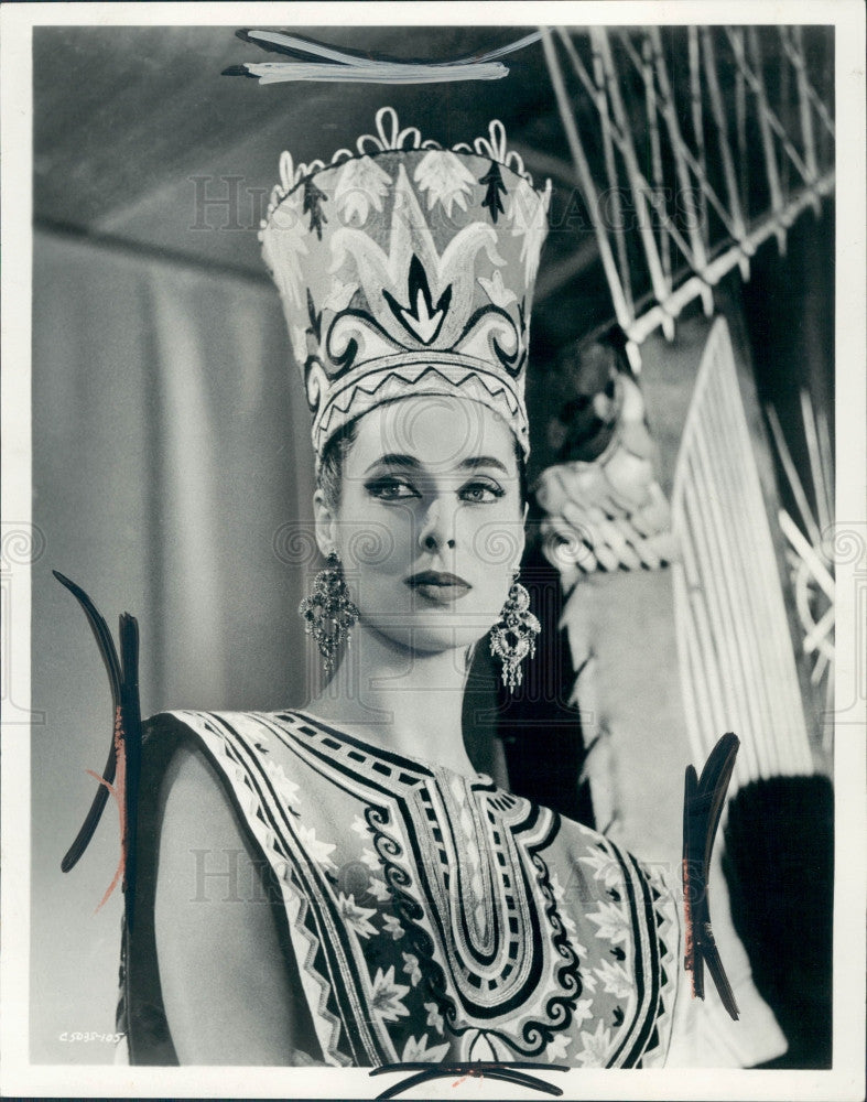 1961 Actress Rita Gam Press Photo - Historic Images