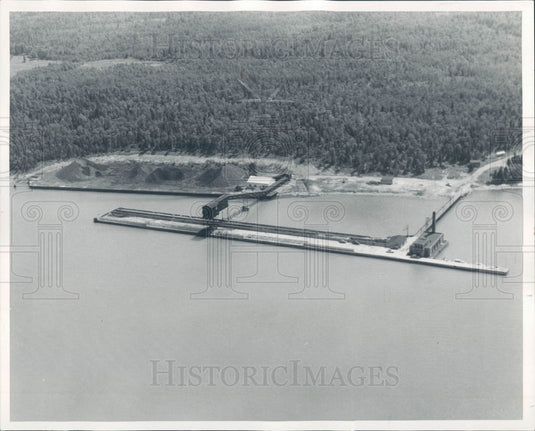 1961 Michigan Aerial Press Photo - Historic Images