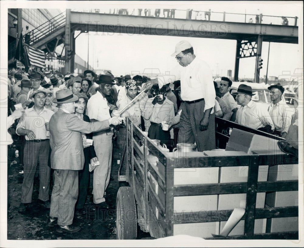 1949 Ford Motor Company Strike Press Photo - Historic Images