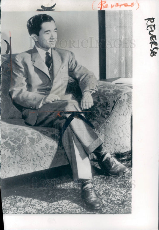 1955 Japan Prince Yoshi Press Photo - Historic Images