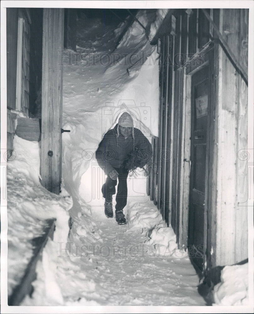 1953 German Weather Station Bavarian Alps Press Photo - Historic Images