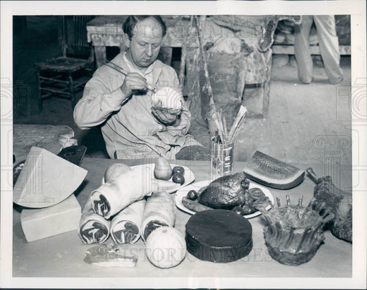 1939 Chicago AJ Brauns Wax Figures Press Photo - Historic Images
