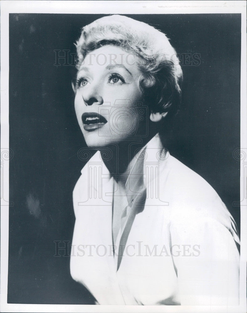 1960 French Singer Actress Patachou Press Photo - Historic Images