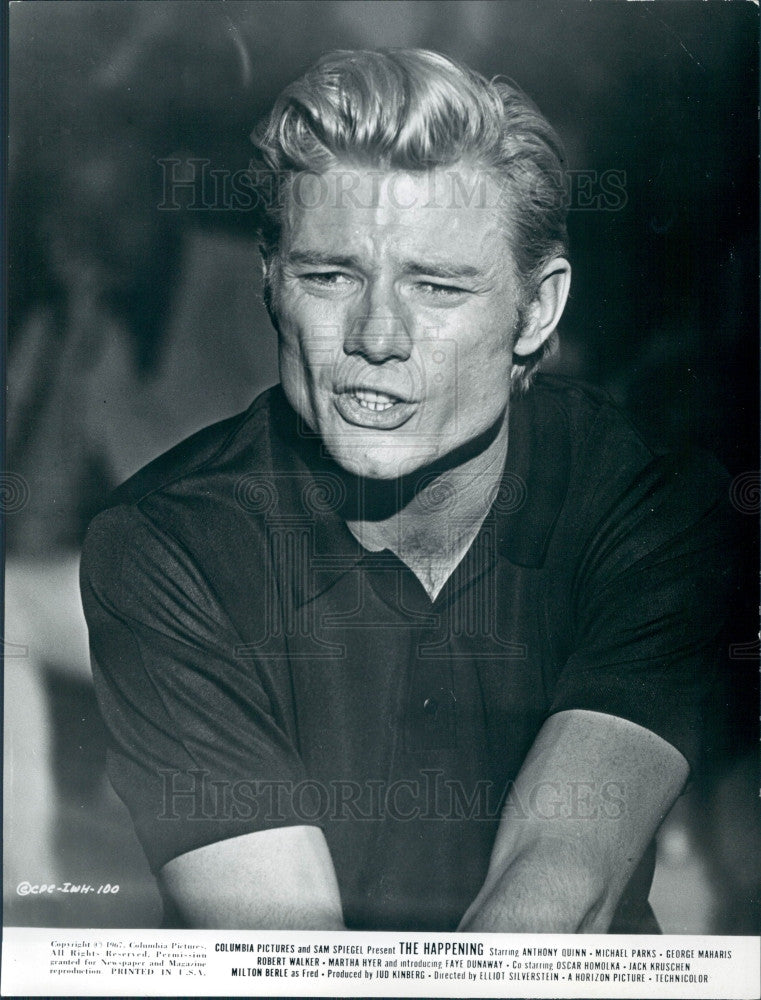 1967 Actor Singer Michael Parks Press Photo - Historic Images