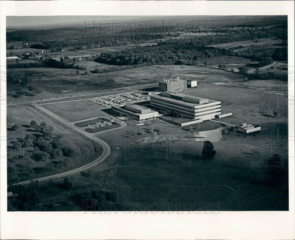 1961 Detroit Parke Davis Co Aerial Press Photo - Historic Images