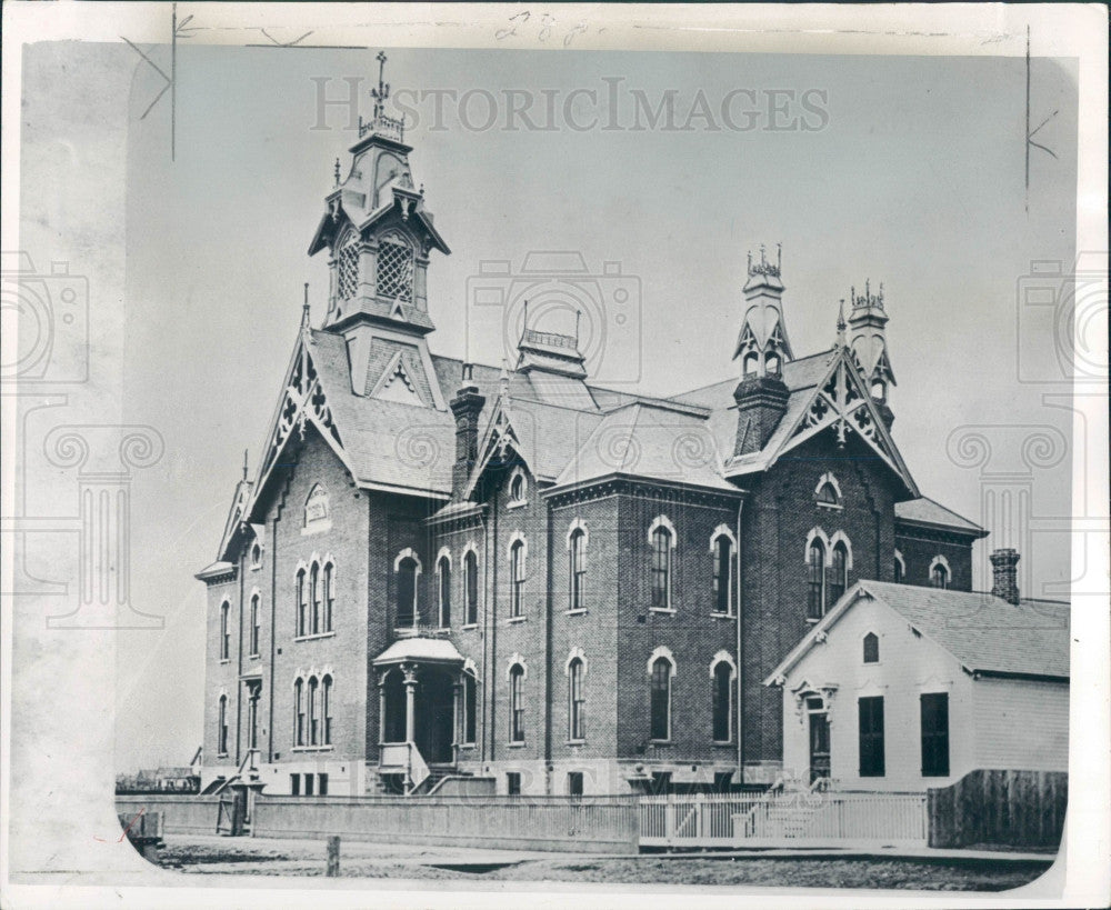 1951 Detroit Webster School Press Photo - Historic Images