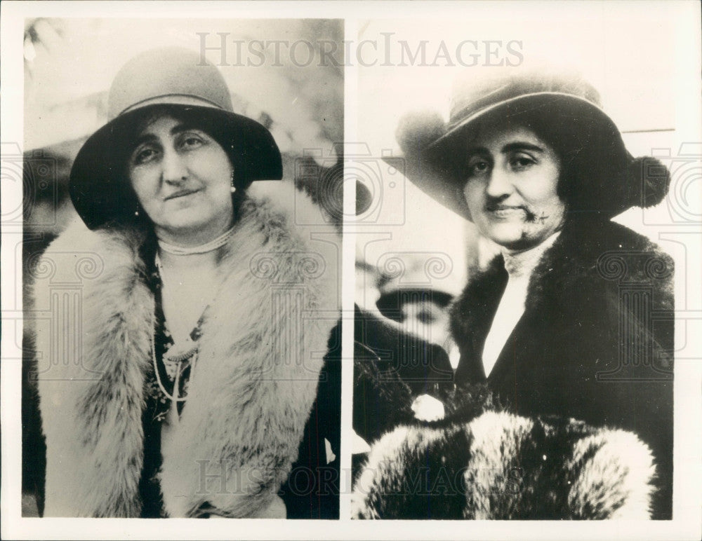 1936 Tammany Chief Indian Princess Croker Press Photo - Historic Images