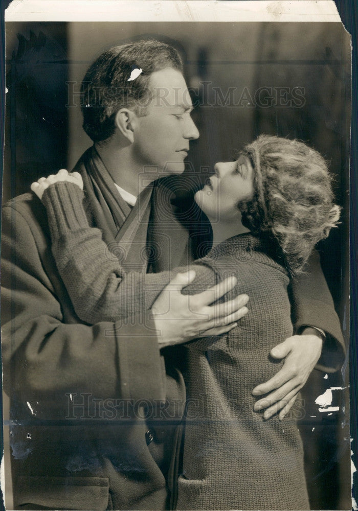 1925 Actors Minor Watson & Clara Joel Press Photo - Historic Images