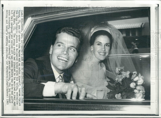 1965 Actor Pat Wayne Press Photo - Historic Images