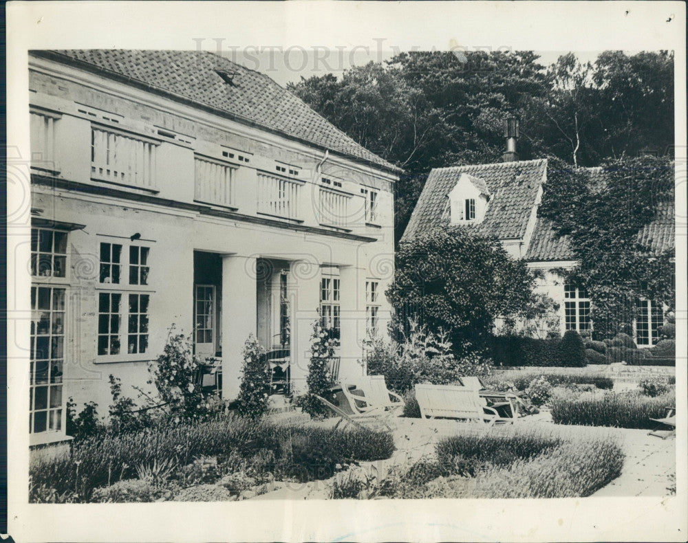 1930 Denmark American Embassy Press Photo - Historic Images