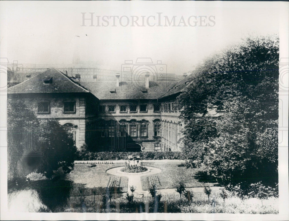 1938 Czechoslovakia American Legation Bldg Press Photo - Historic Images