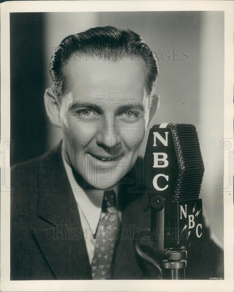 1935 Reporter Jimmie Fidler Press Photo - Historic Images