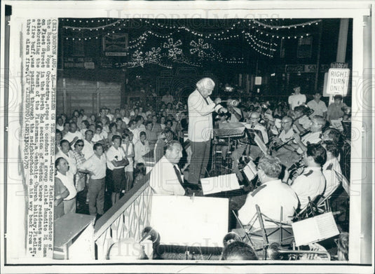 1970 Boston Pops Conductor Arthur Fiedler Press Photo - Historic Images